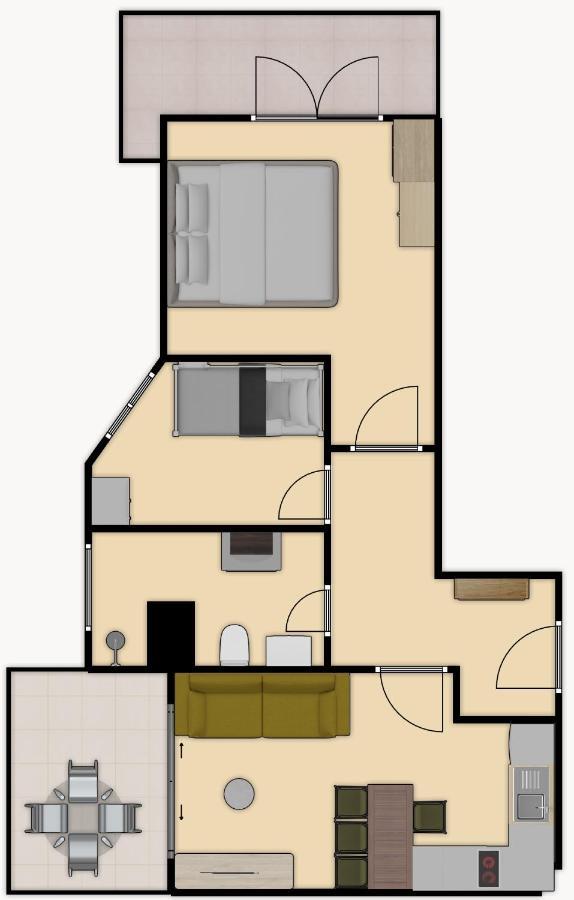 Cheerful 2-Bedroom Apartment In Golem Golem  Exterior foto